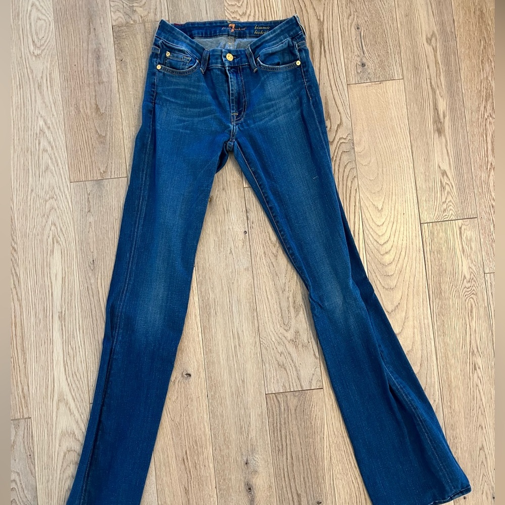 7 for mankind size 27 bootcut jeans